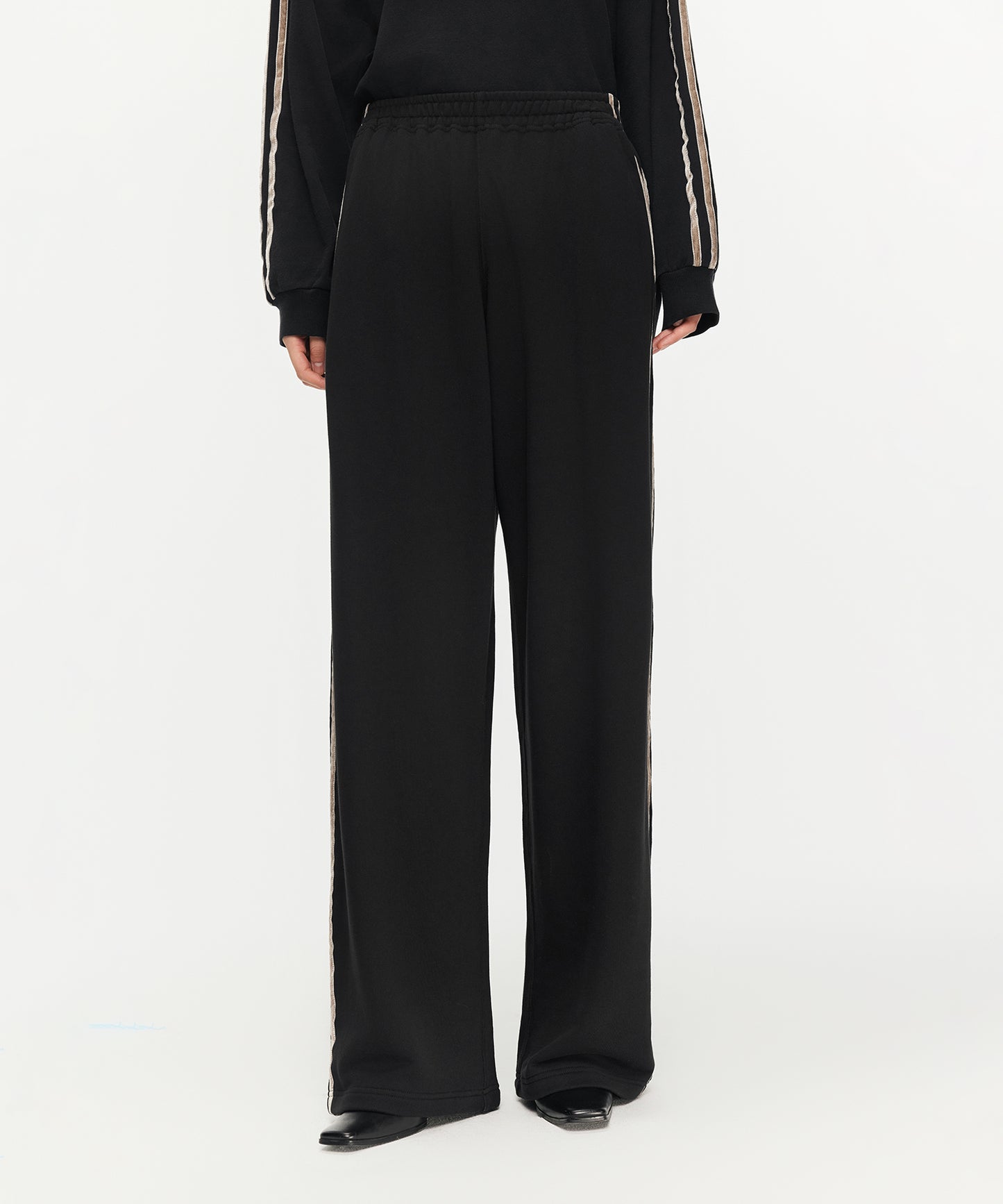 Velour Ribbon Sideline Track Pants