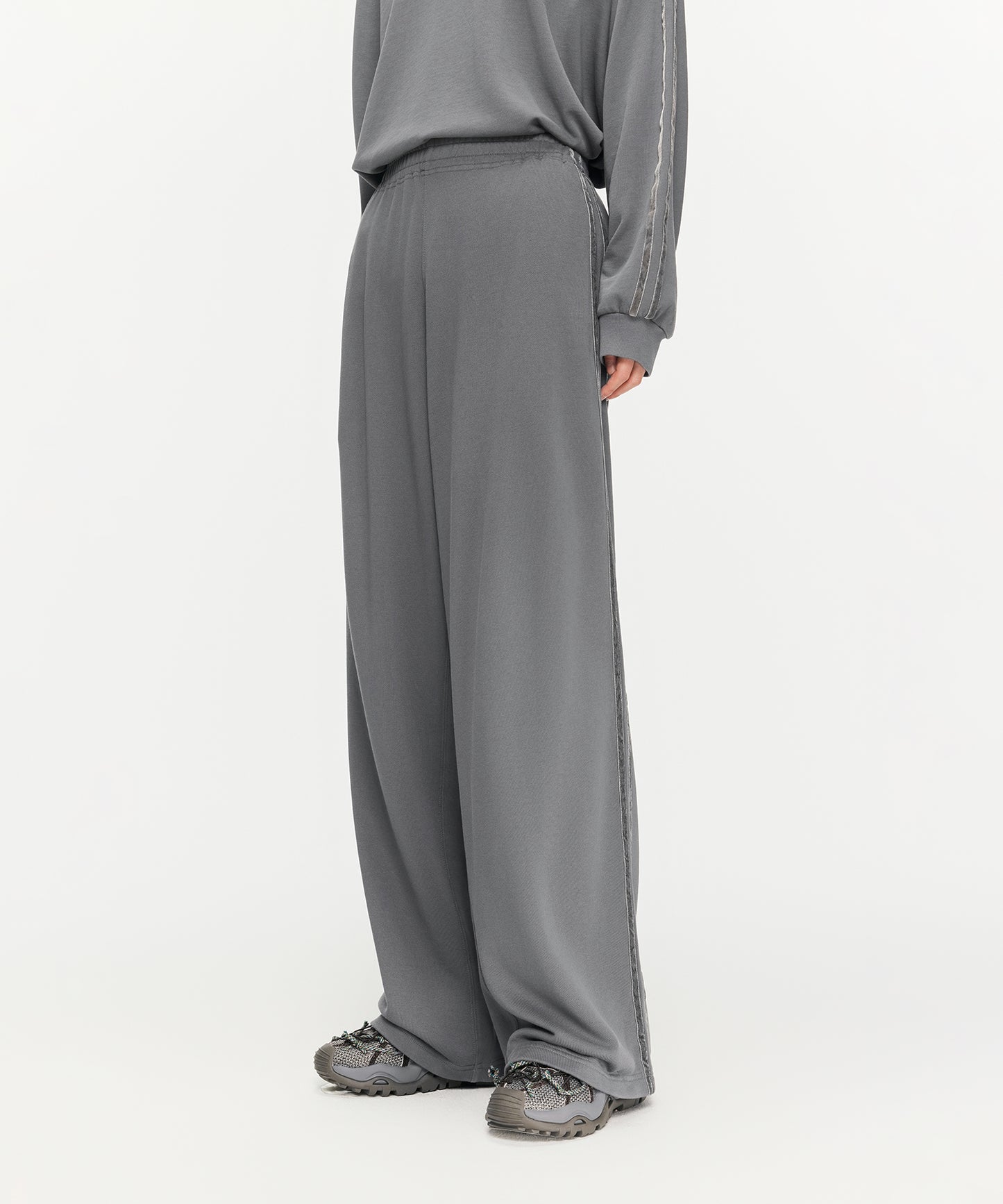 Velour Ribbon Sideline Track Pants