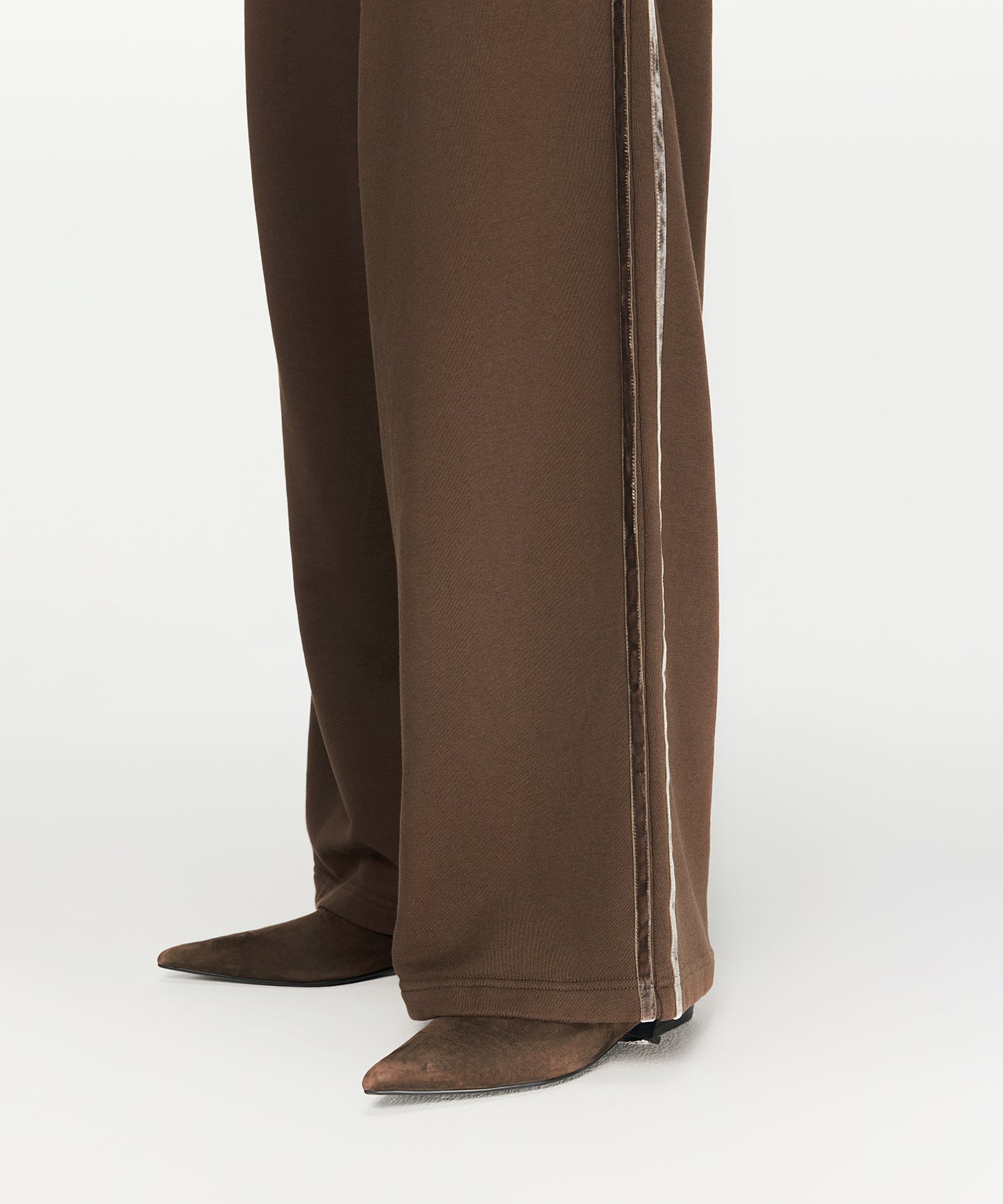 Velour Ribbon Sideline Track Pants