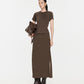 Velour Ribbon Sideline Maxi Skirt