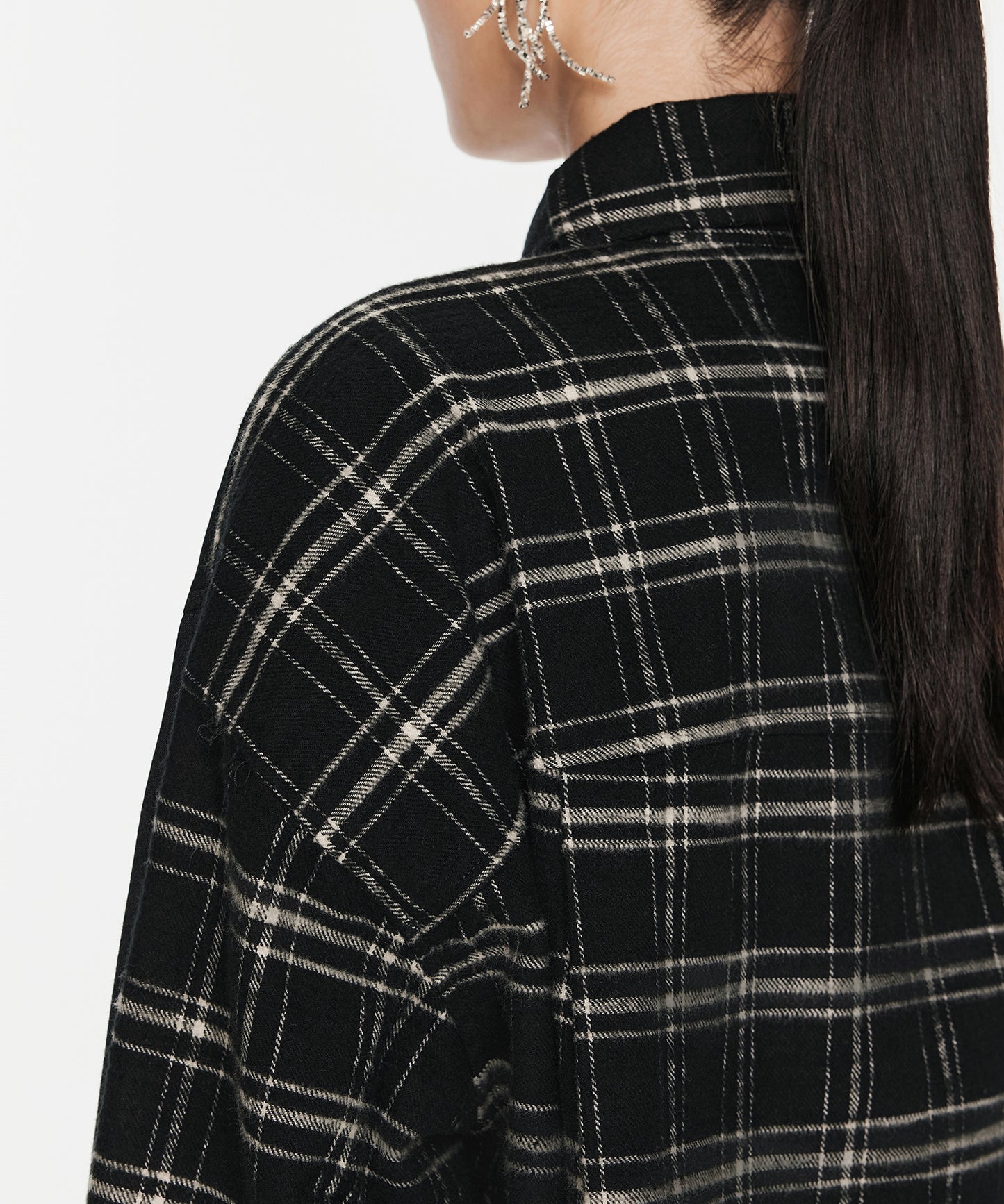 Plaid-blend Wool Shirt