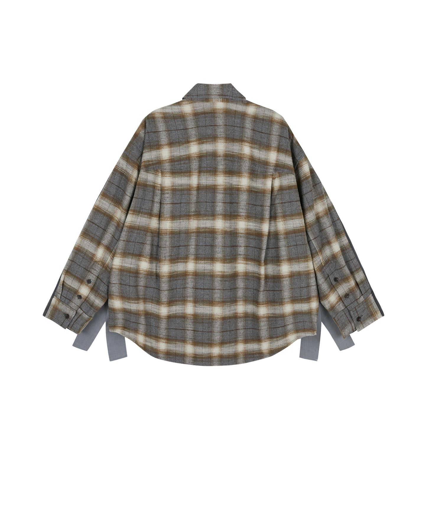 Plaid-blend Wool Shirt