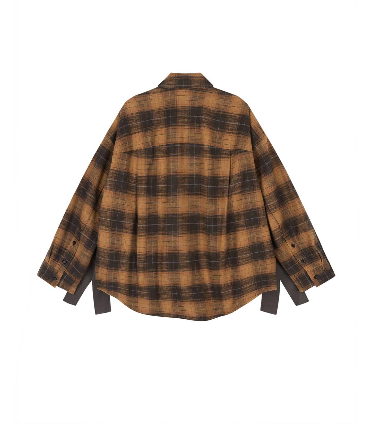 Plaid-blend Wool Shirt