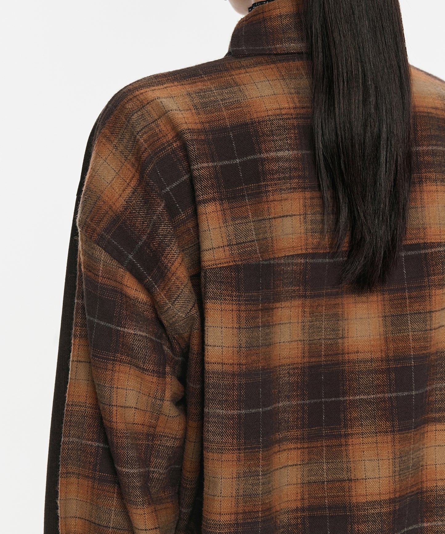 Plaid-blend Wool Shirt