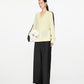 Elegant Two-tone Wide-leg Trousers