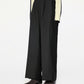 Elegant Two-tone Wide-leg Trousers