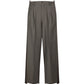 Elegant Two-tone Wide-leg Trousers