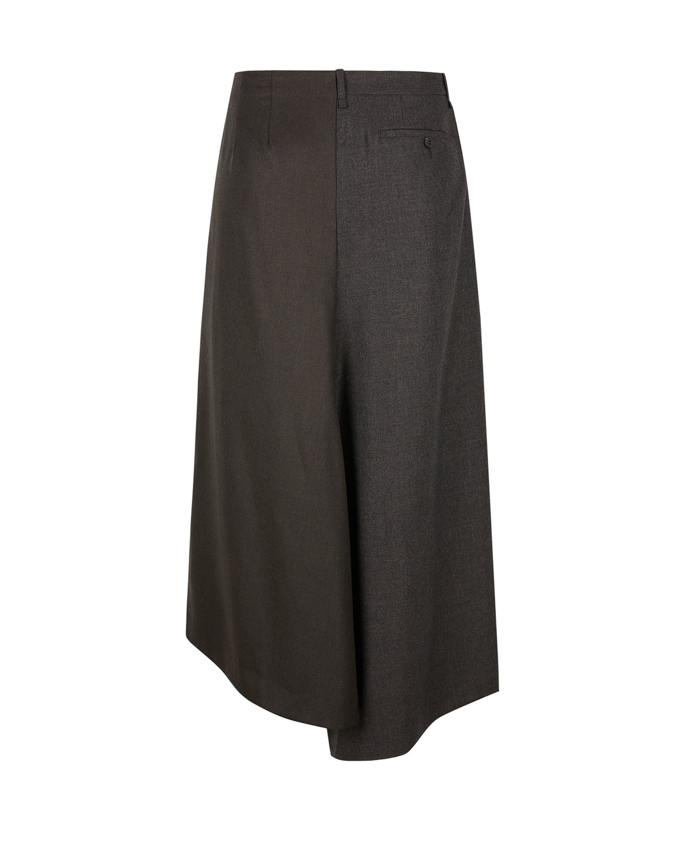 Elegant Textured Two-tone Skirt