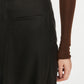 Elegant Textured Two-tone Skirt