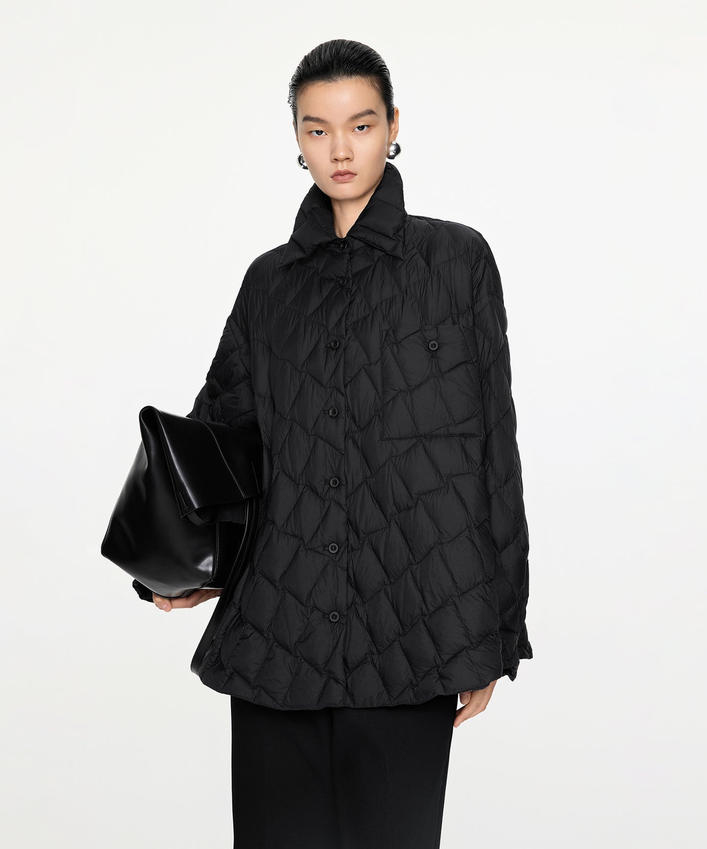 A-line Quilted Down Jacket