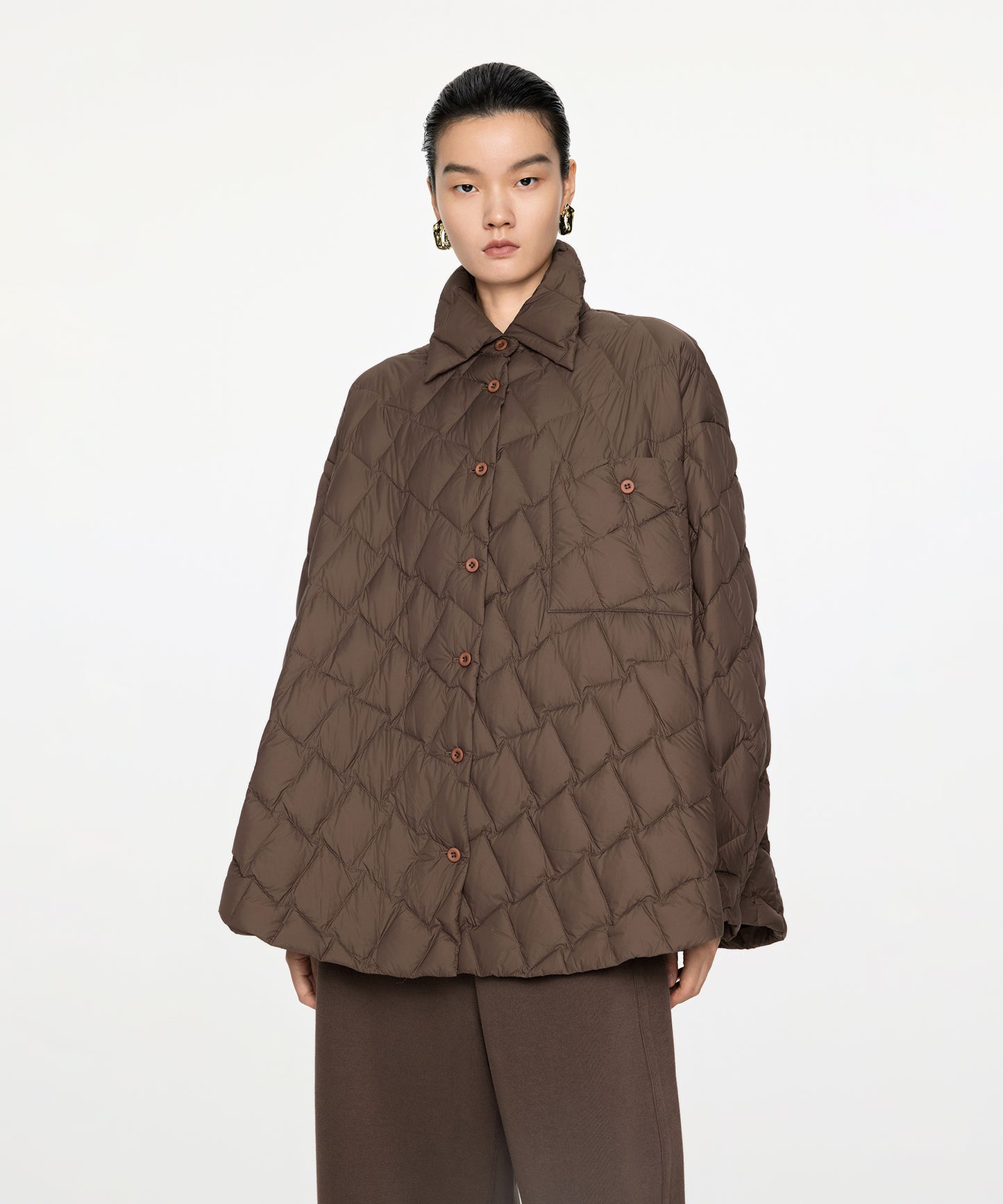 A-line Quilted Down Jacket