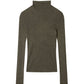 Textured Metallic High-neck Sweater