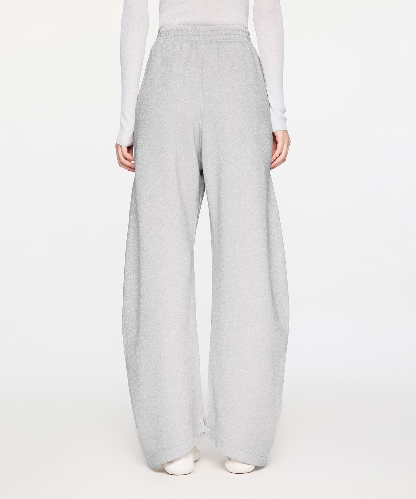 Silver Luxe Banana Trousers