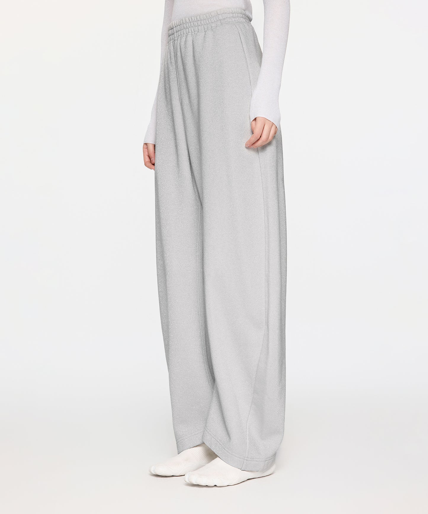 Silver Luxe Banana Trousers