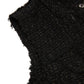 Fringed Wool Tweed Vest