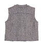 Fringed Wool Tweed Vest