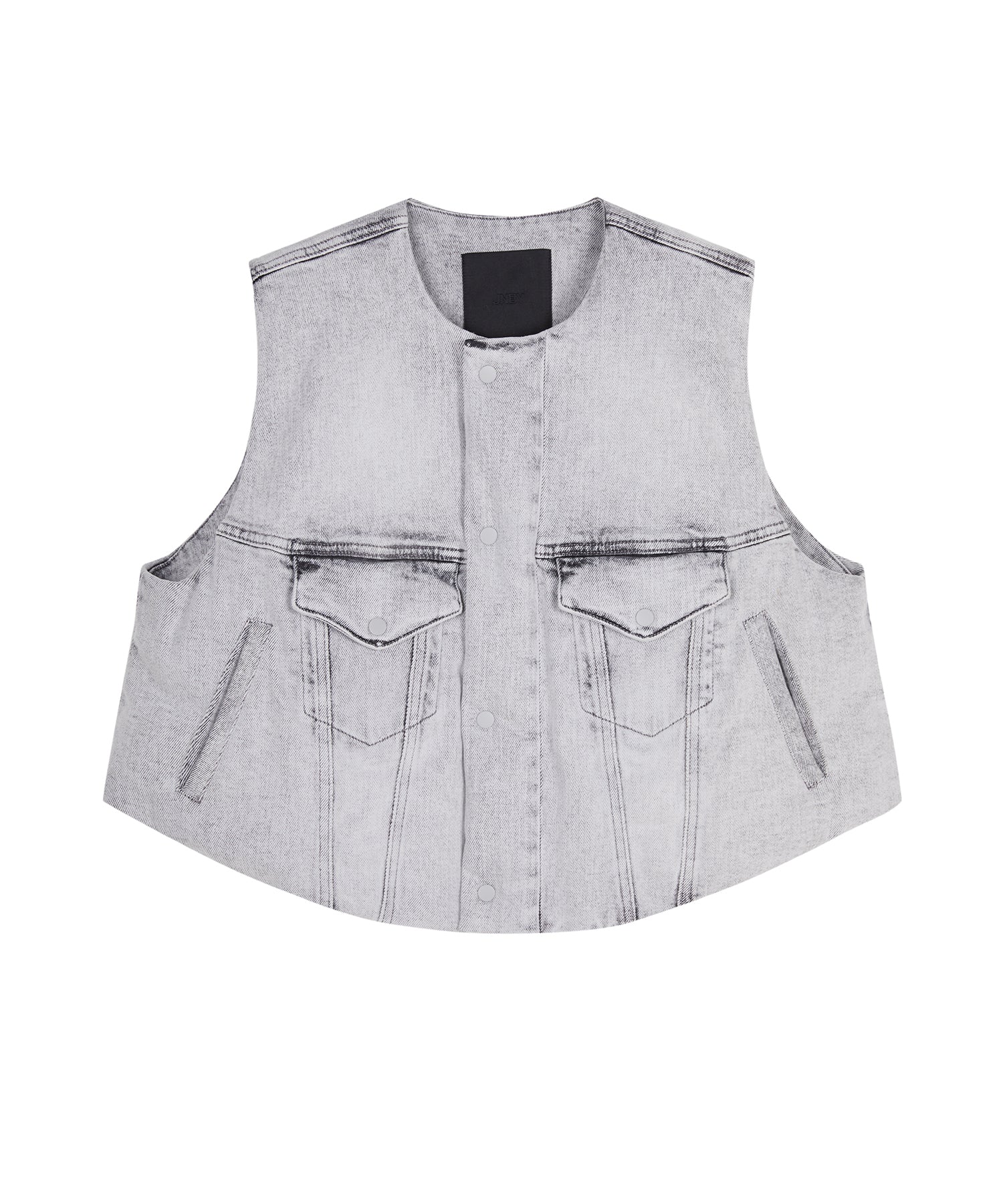 Cropped Denim Down Vest – JNBY ONLINE STORE