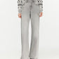 Butterfly Beaded Straight-Leg Jeans