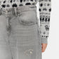 Butterfly Beaded Straight-Leg Jeans