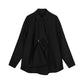 Modern Pleated Shirt Jacket