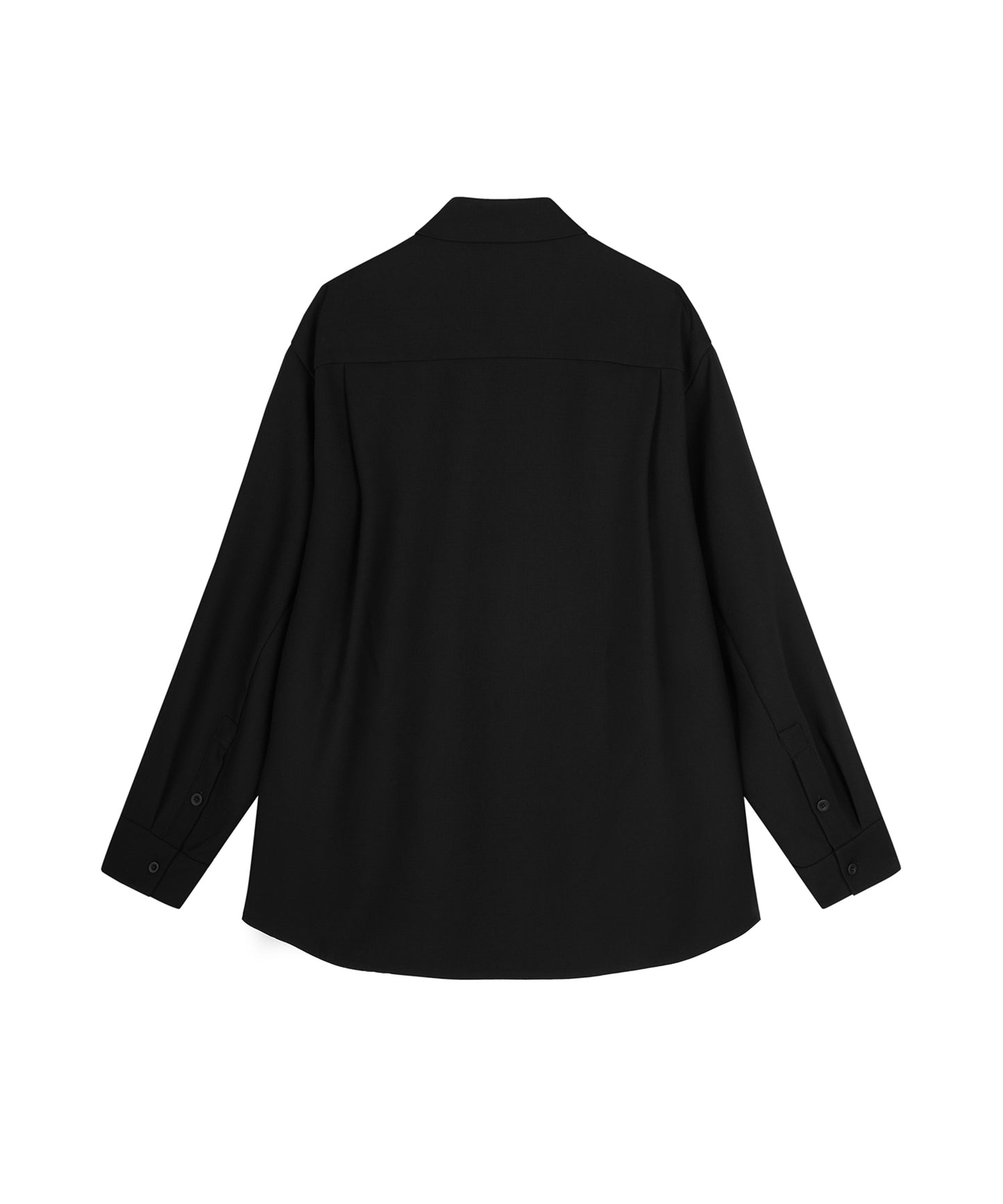 Modern Pleated Shirt Jacket