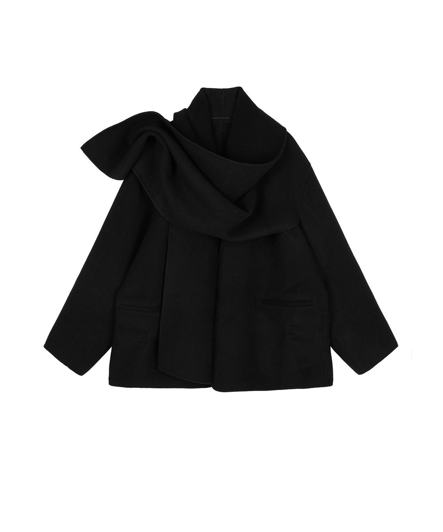 Classic Scarf-neck Jacket