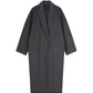 Elegant Cocoon Silhouette Long Coat