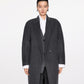 Elegant Cocoon Silhouette Long Coat