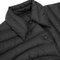 Asymmetrical Curved Quilted Down Jacket