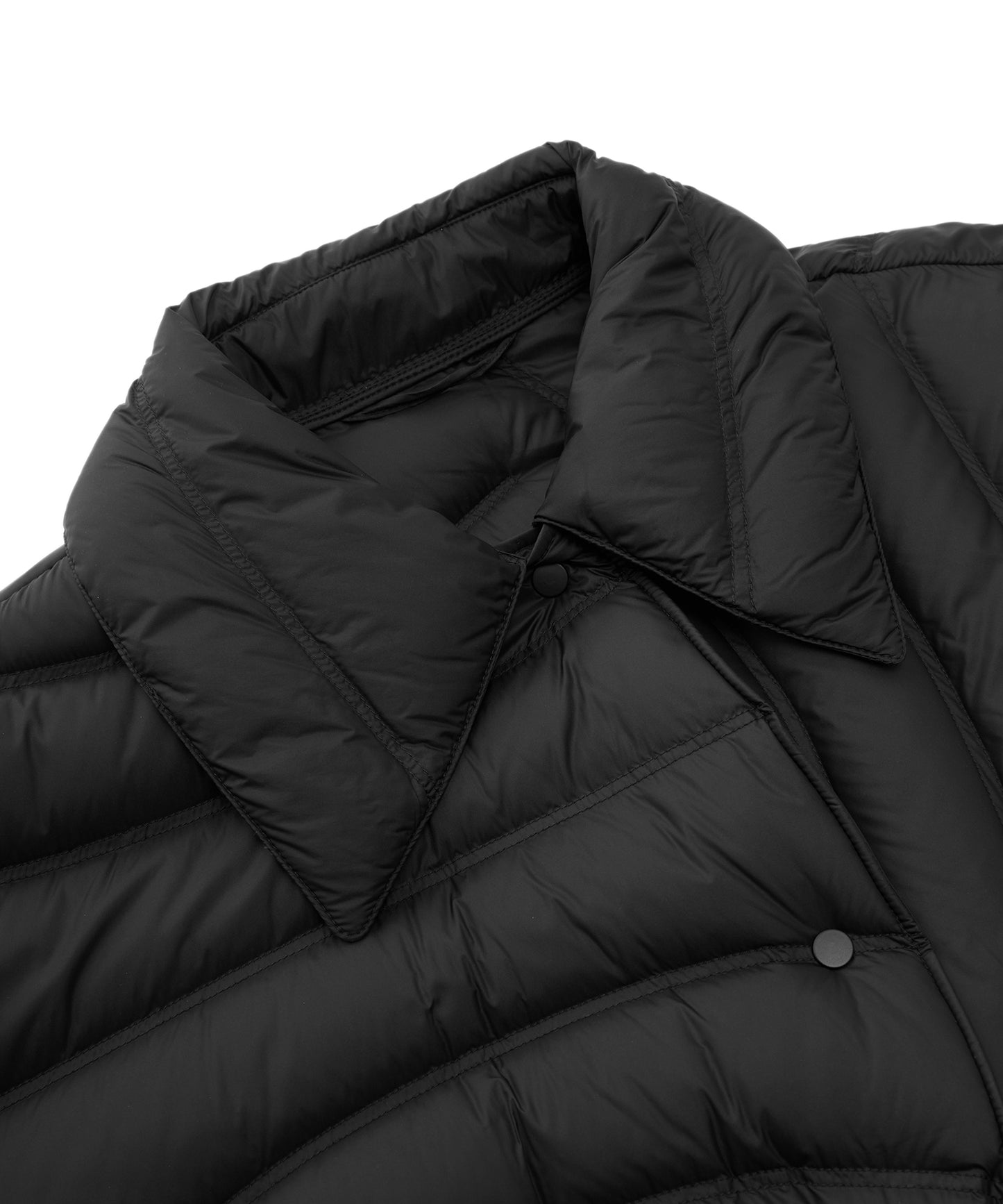 Twisted Quilted Mid-length Down Jacket