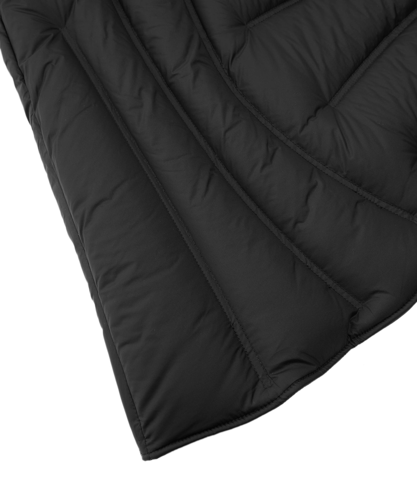 Twisted Quilted Mid-length Down Jacket