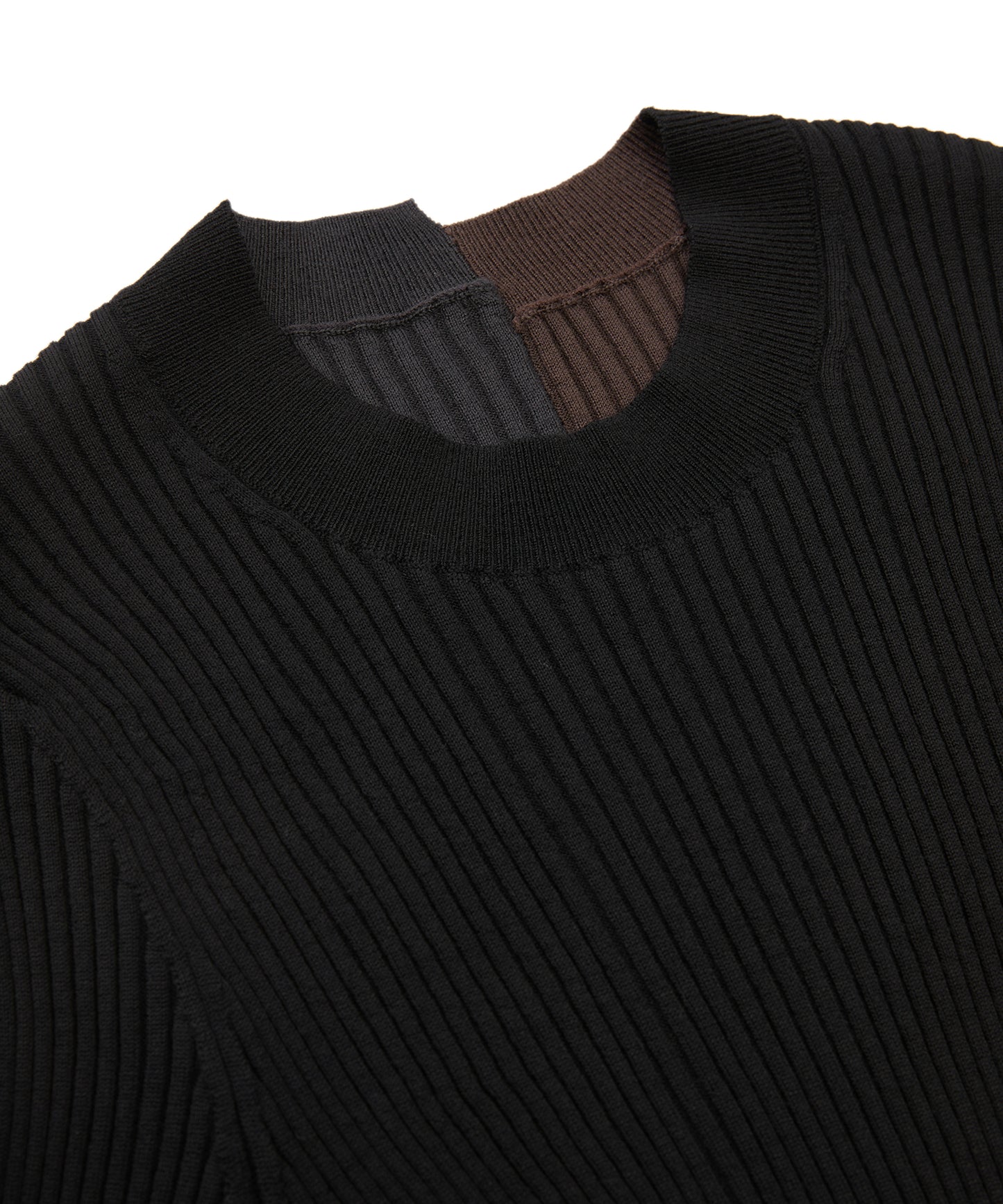 Color-block Slim-Fit Knit Pullover