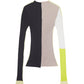 Color-block Slim-Fit Knit Pullover