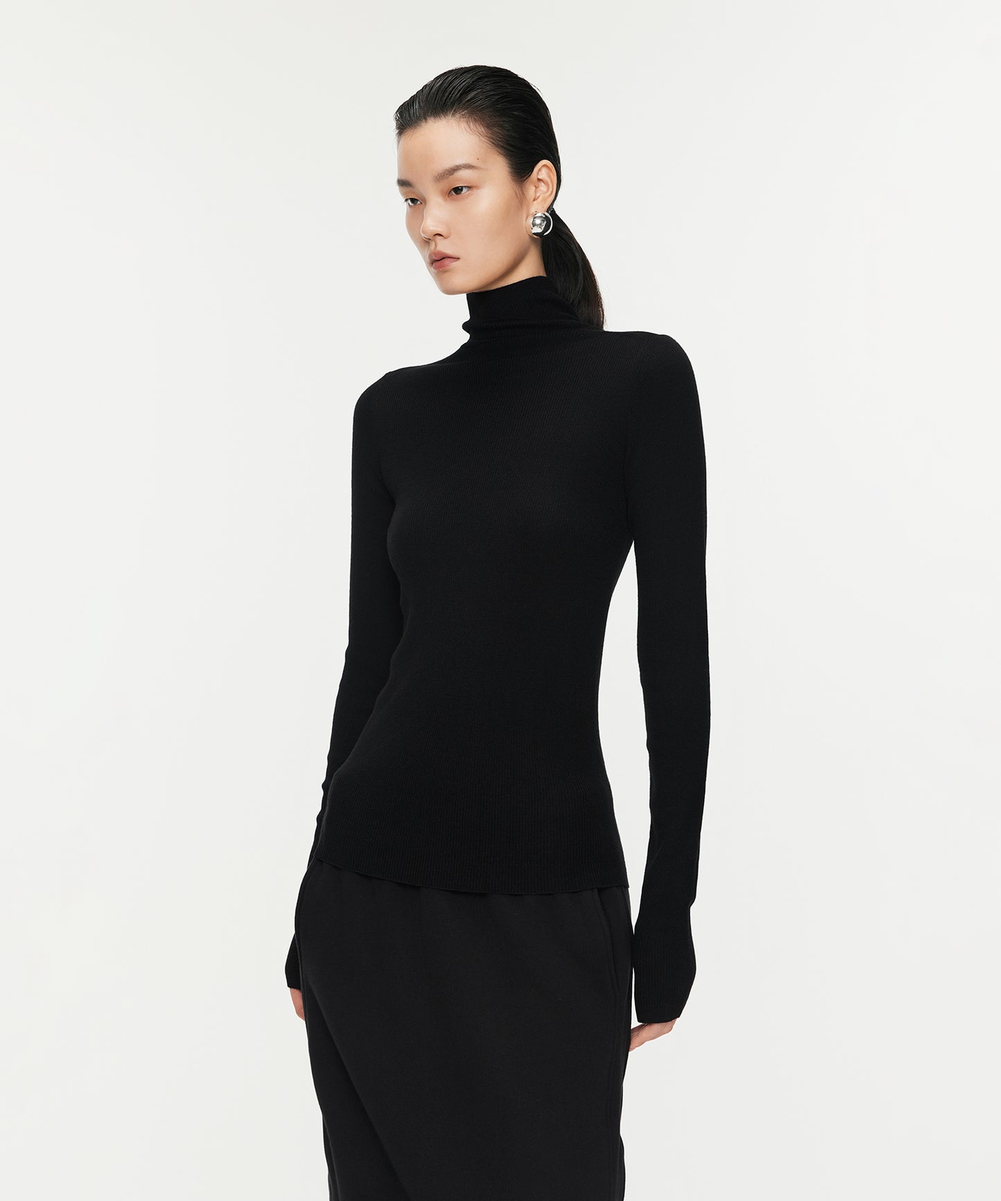 Slim-fit Turtle-neck Sweater