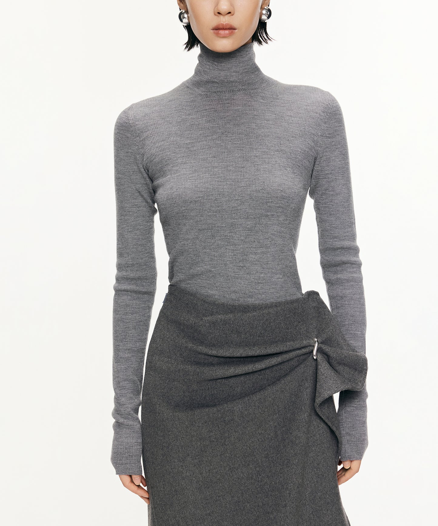 Slim-fit Turtle-neck Sweater