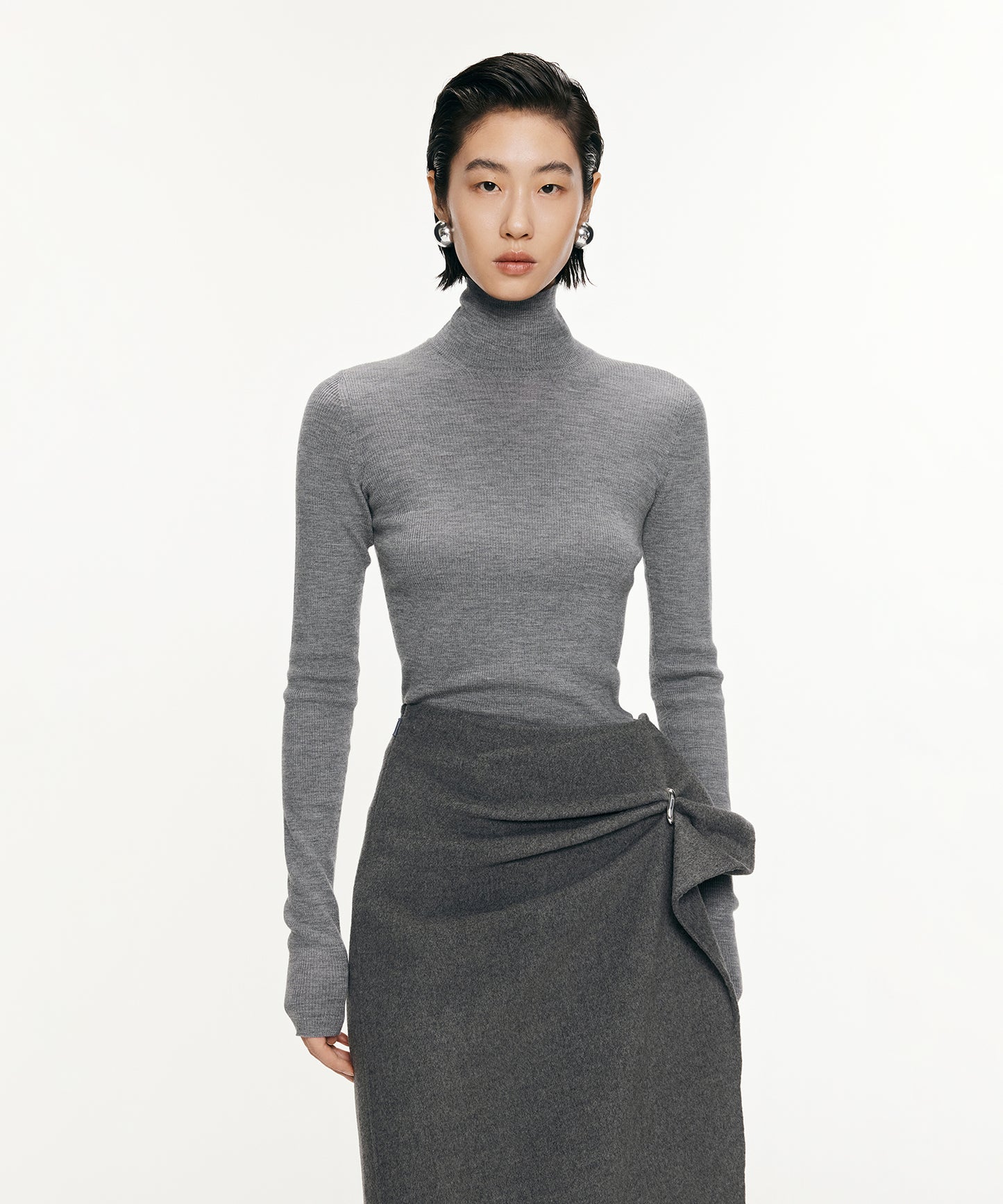 Slim-fit Turtle-neck Sweater