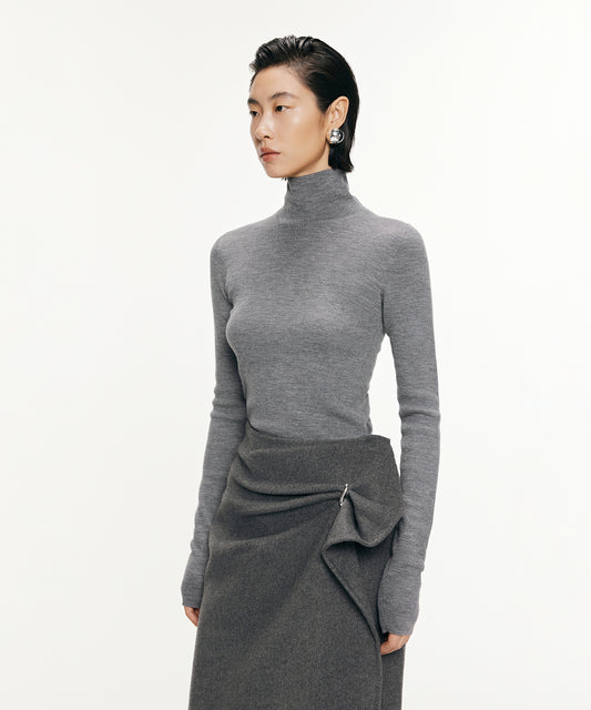 Slim-fit Turtle-neck Sweater