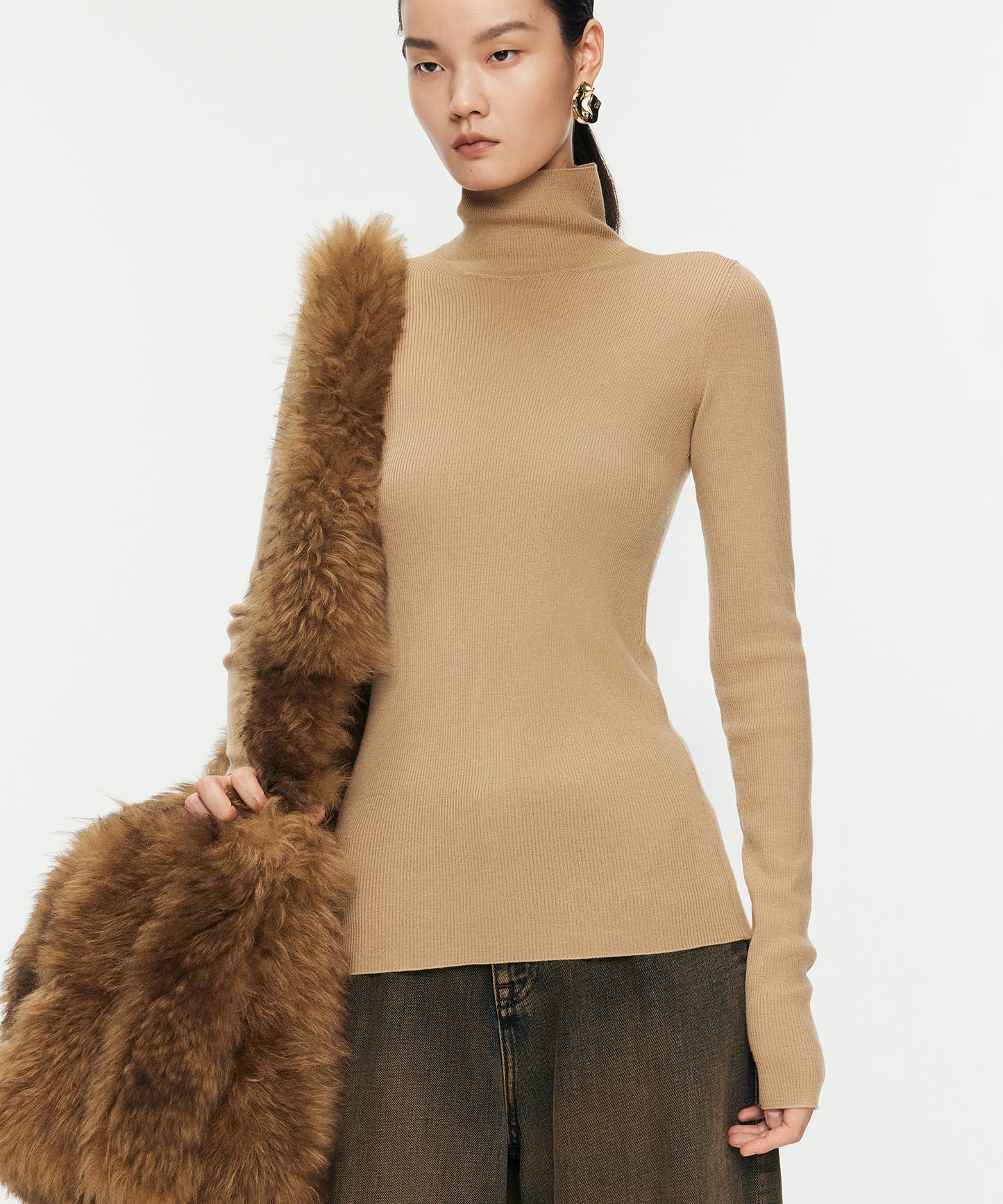 Slim-fit Turtle-neck Sweater