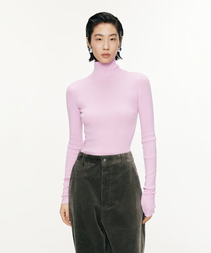 Slim-fit High-neck Sweater