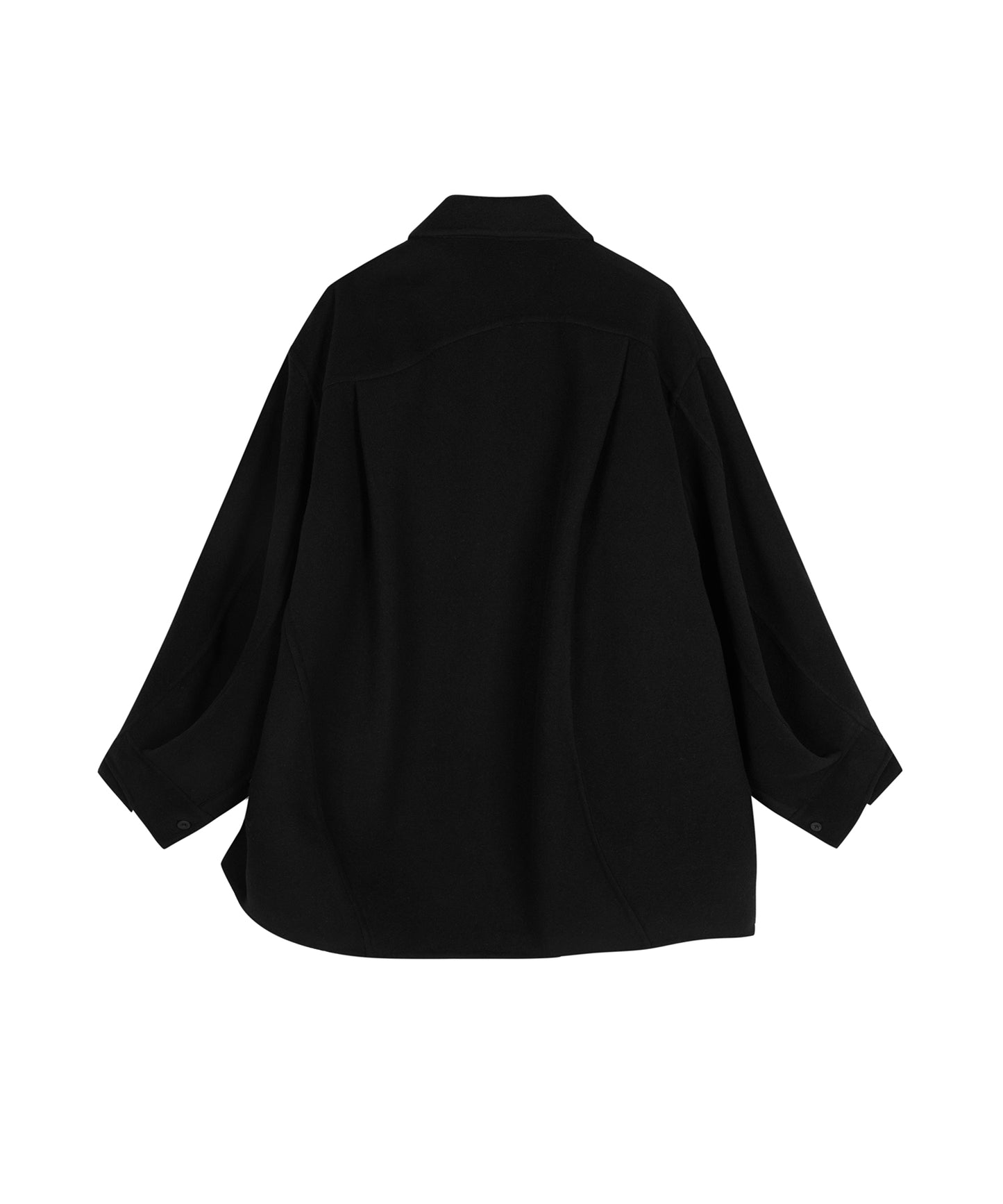 Asymmetrical Flow Shirt Jacket