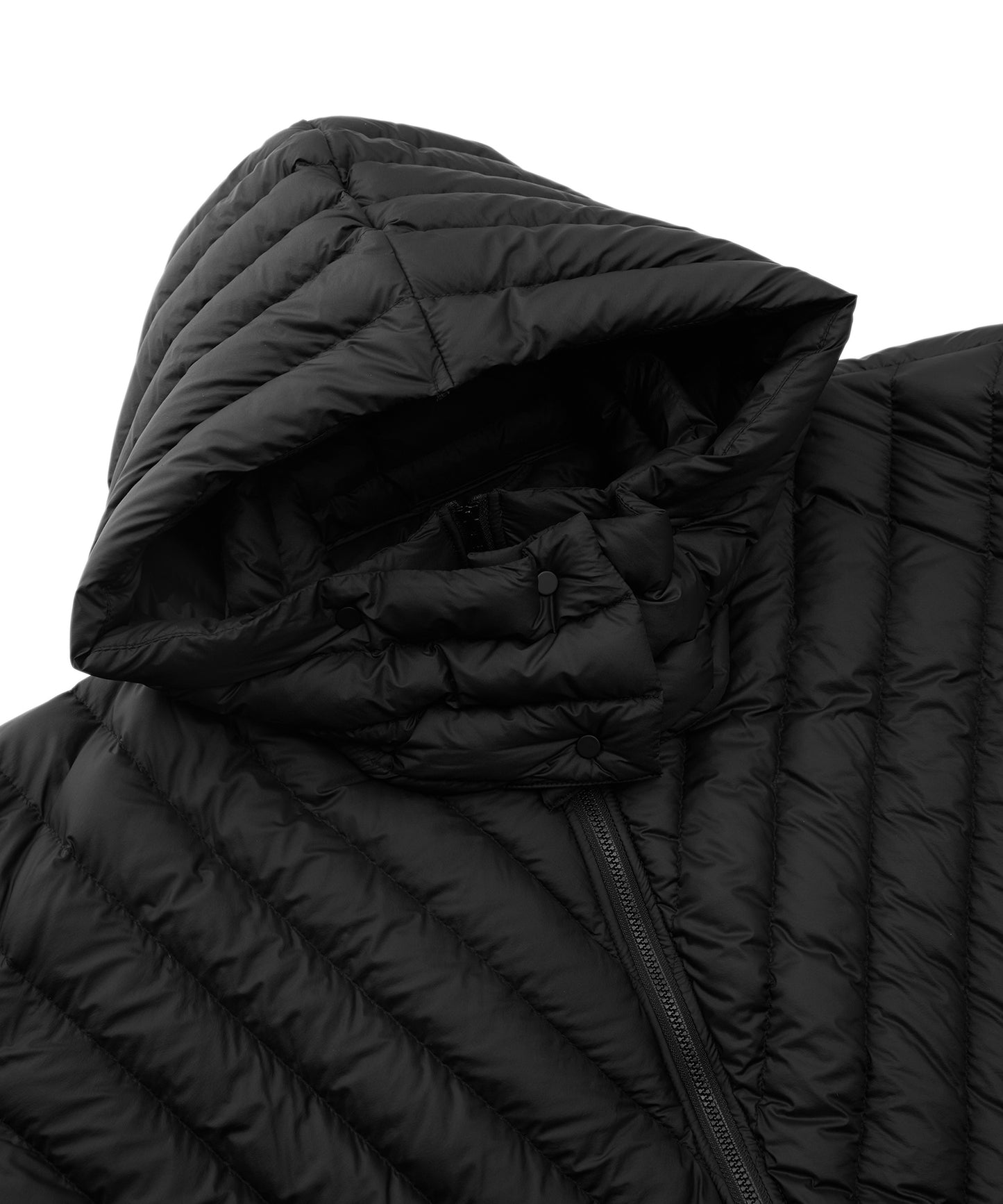 Layered Flare Quilted Down Jacket