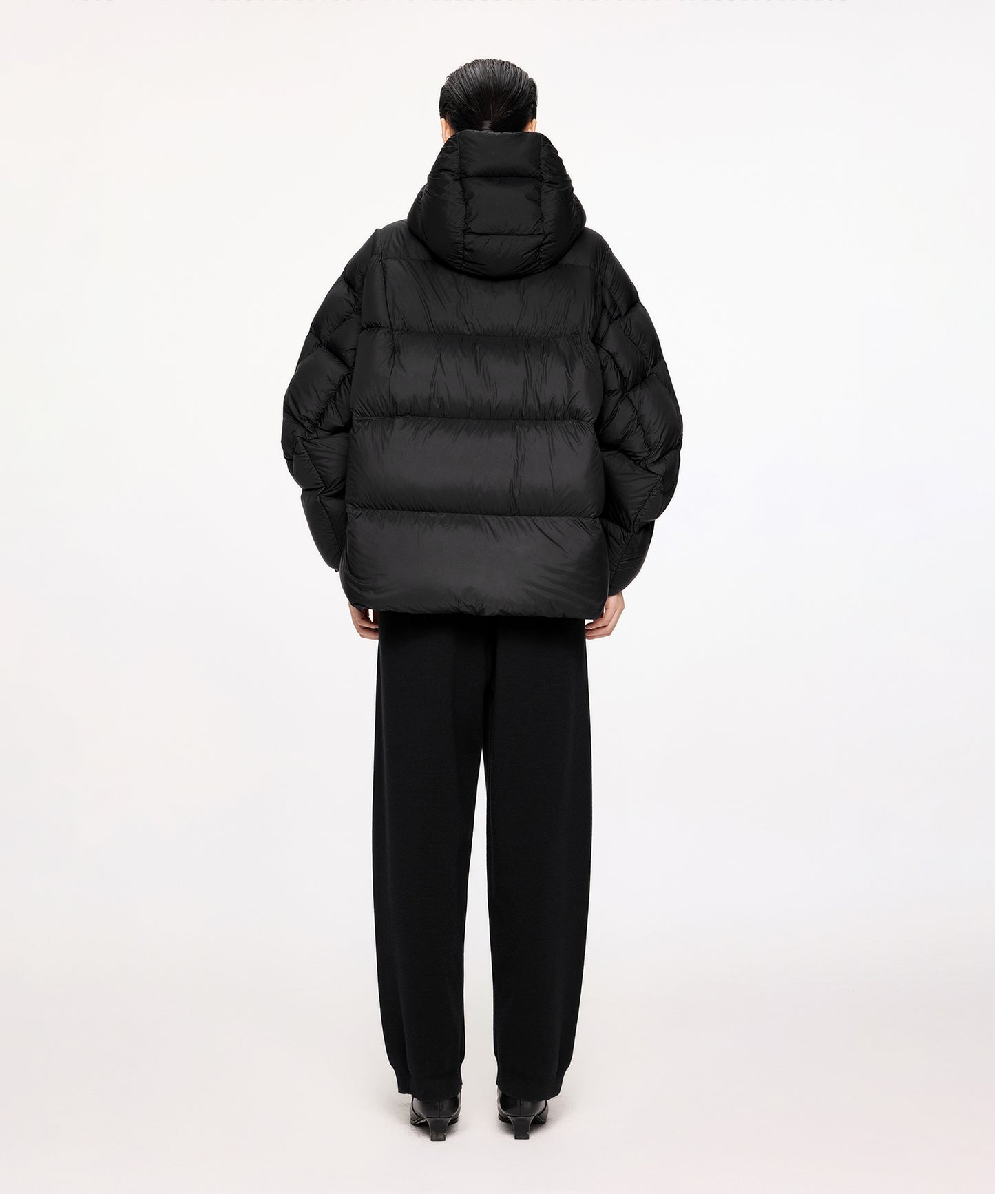 Removeble Hooded Short Down Jacket