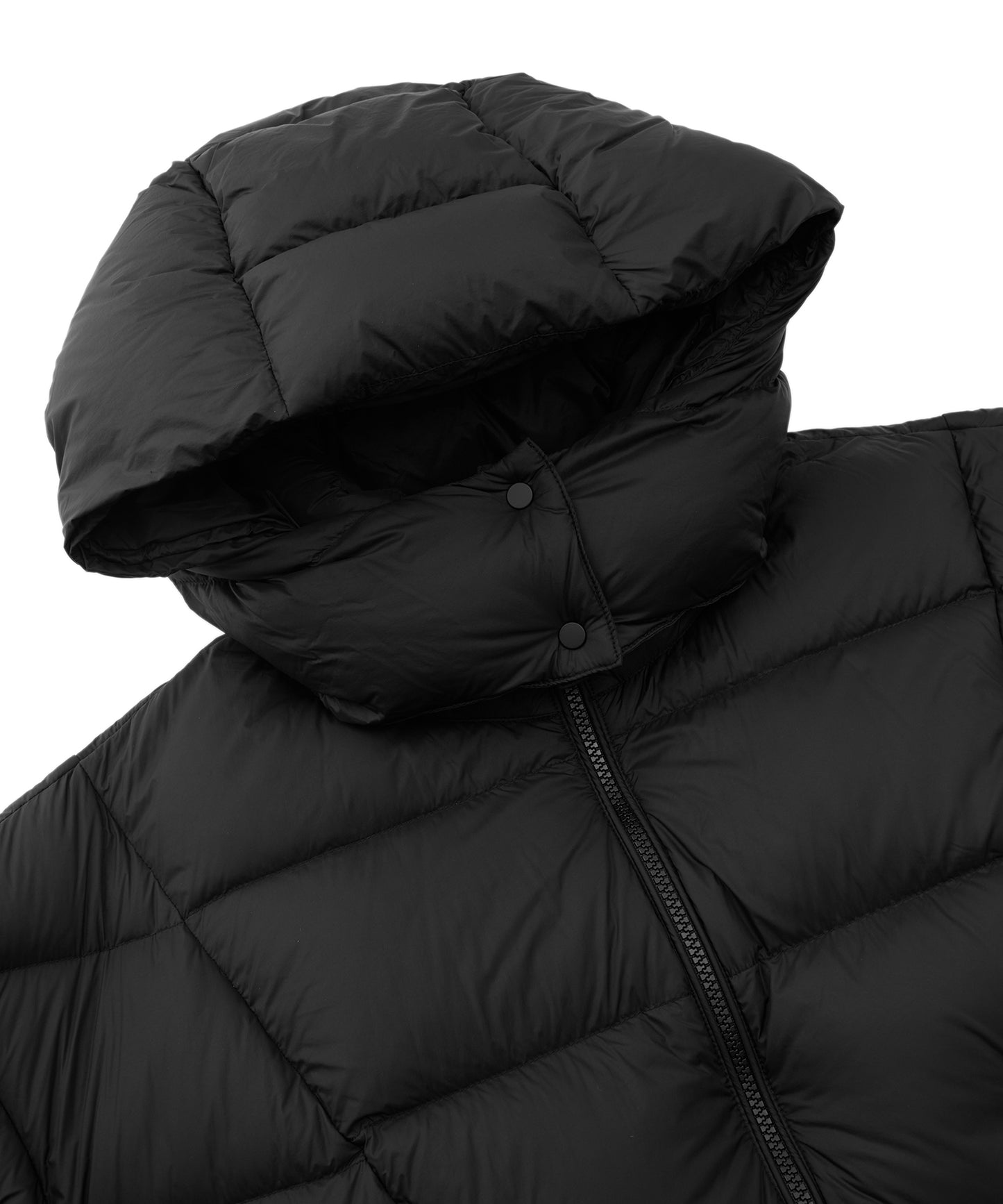 Removeble Hooded Short Down Jacket