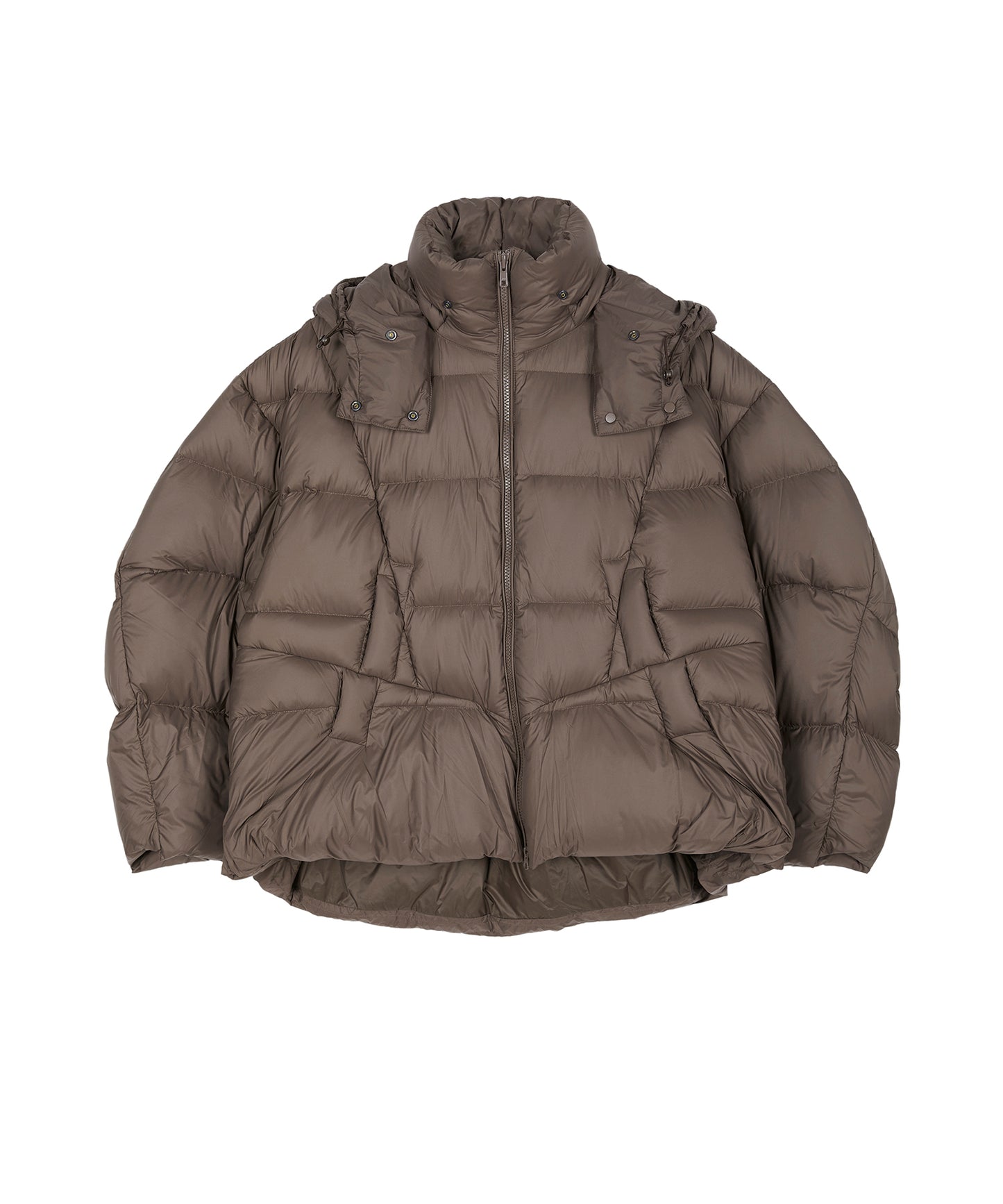 Removeble Hooded Short Down Jacket