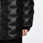 Drawstring-waist Quilted Down Jacket