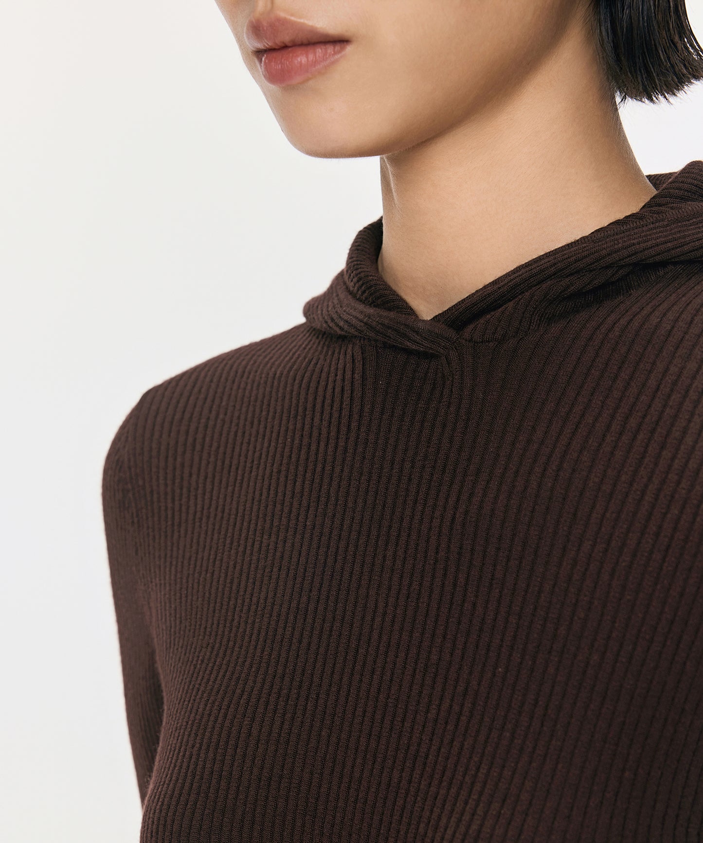 SlimFit Knit Hooded Sweater