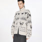 Miao Jacquard Double-Zip Knit Jacket