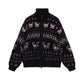 Miao Jacquard Double-Zip Knit Jacket