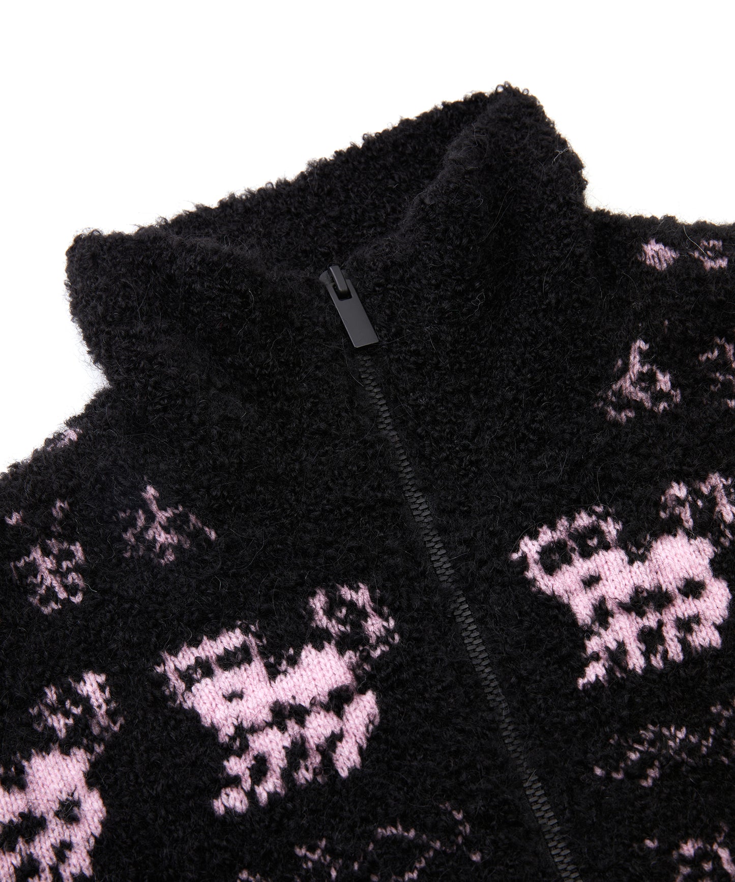 Miao Jacquard Double-Zip Knit Jacket