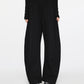 Oversized Wool Banana Trousers